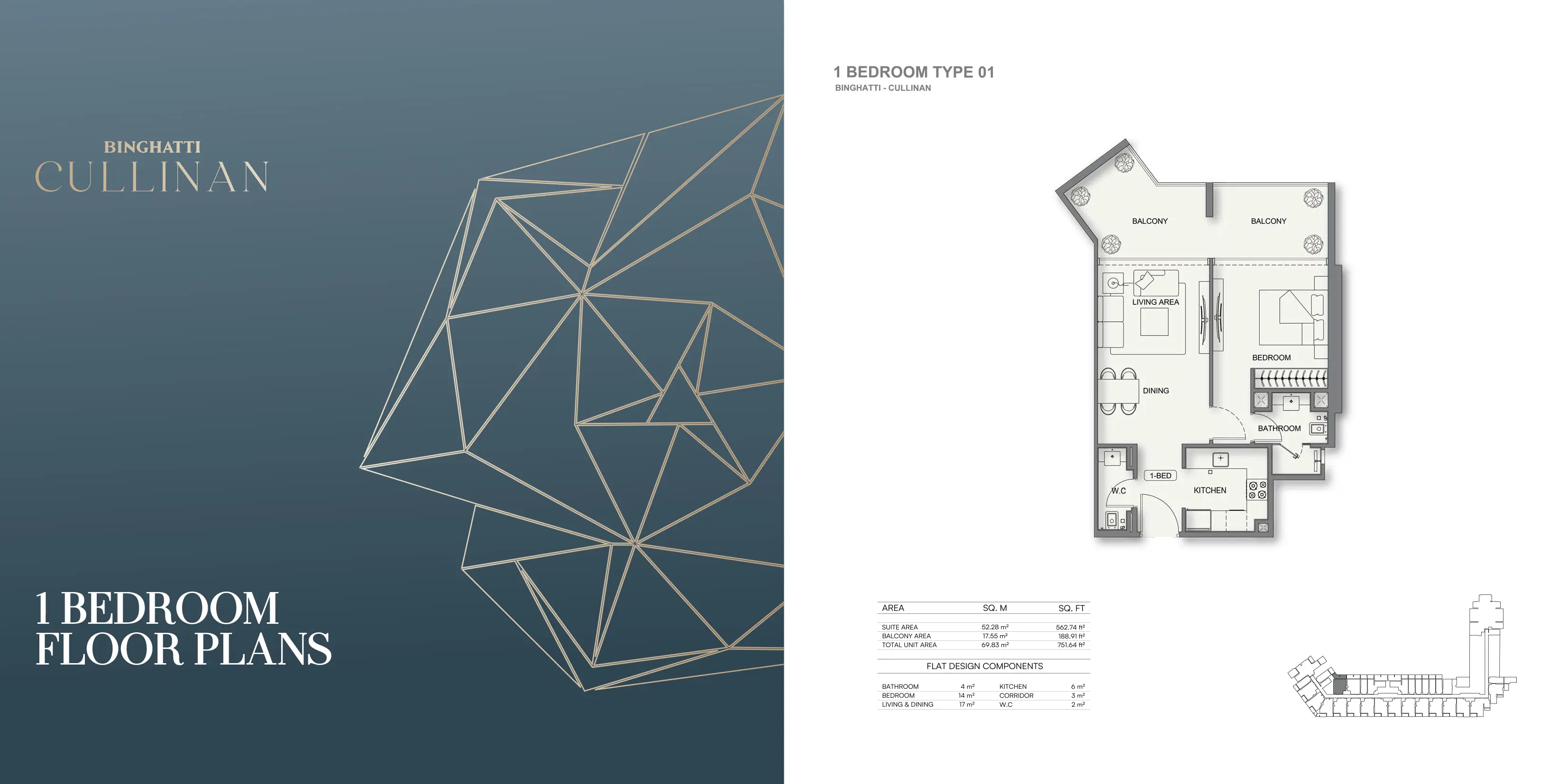 Binghatti cullinan premium residence floor plan