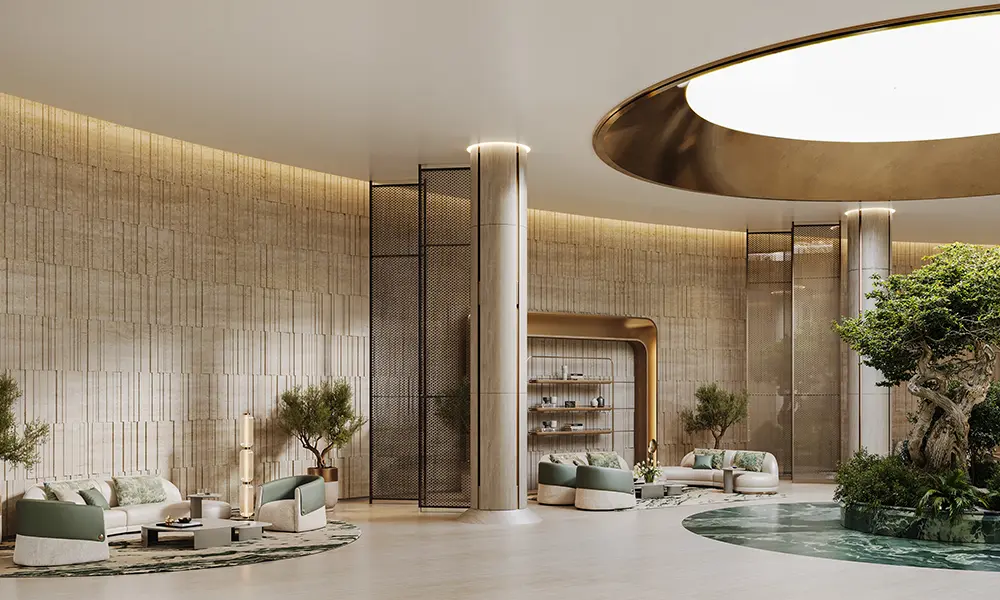 Modern residential building in Al Barsha, Dubai