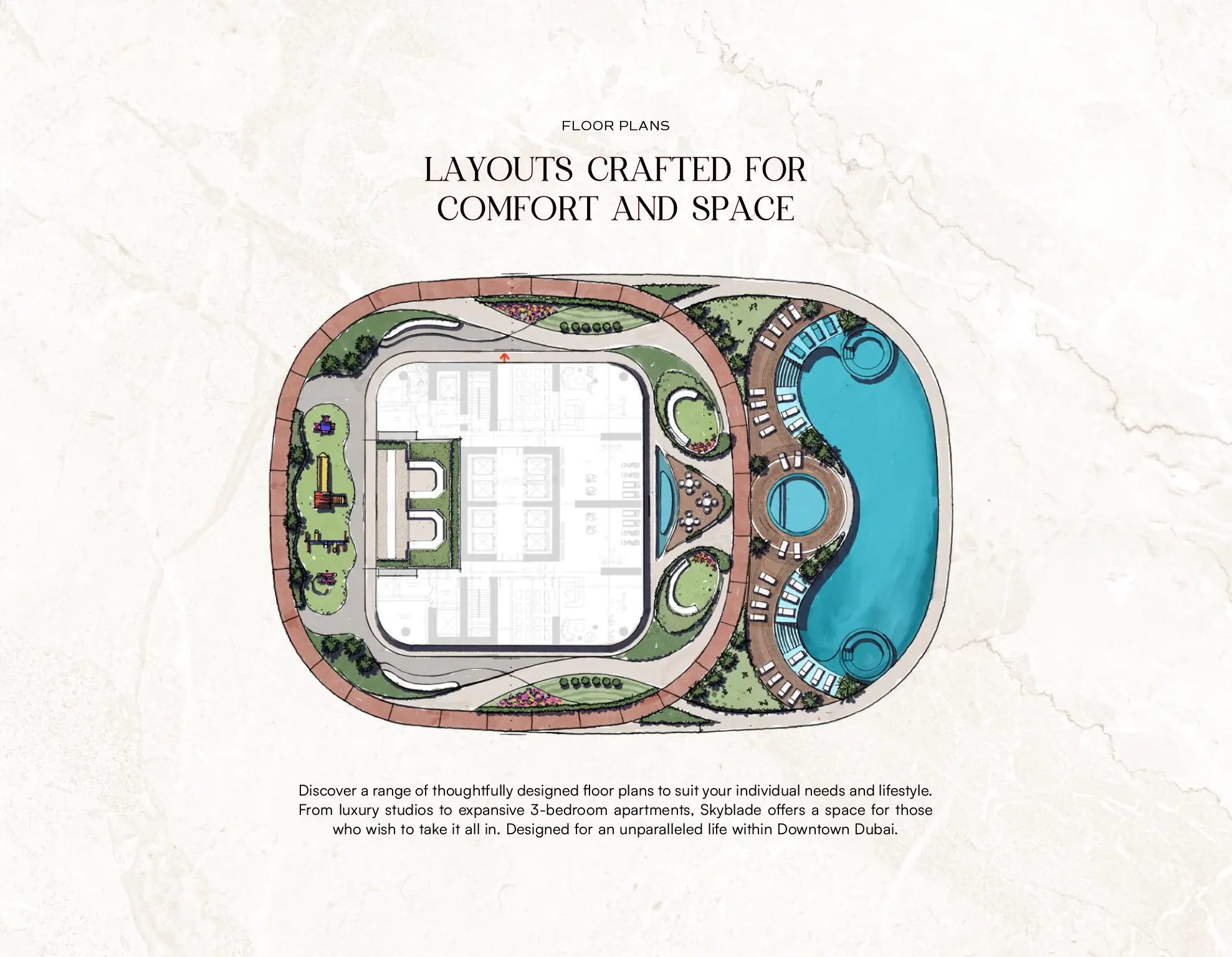 skyblade Floor Plan luxury layout crafted