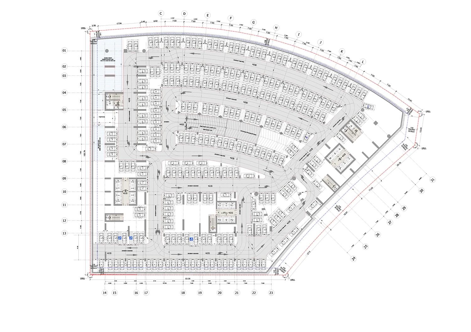 binghatti skytraces site plan