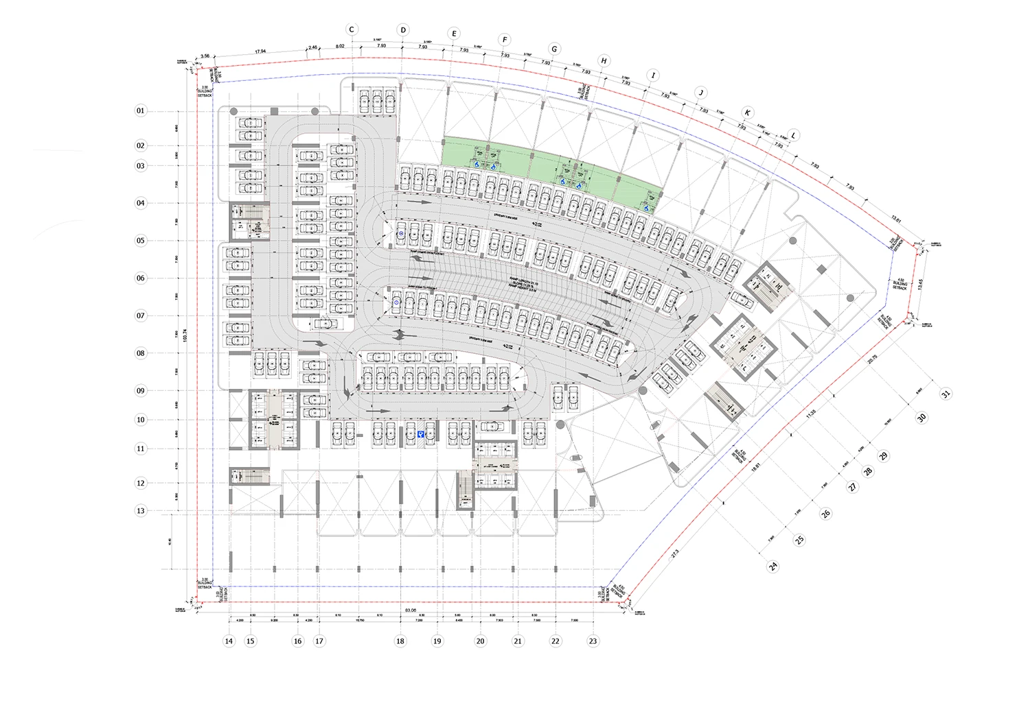 skytraces apartments site plan