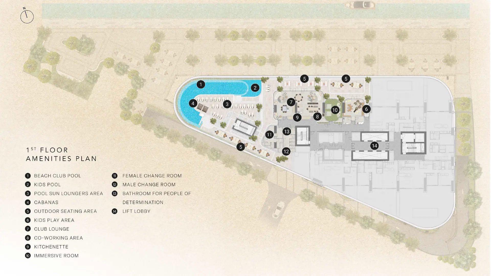 One River Point floor plan 2