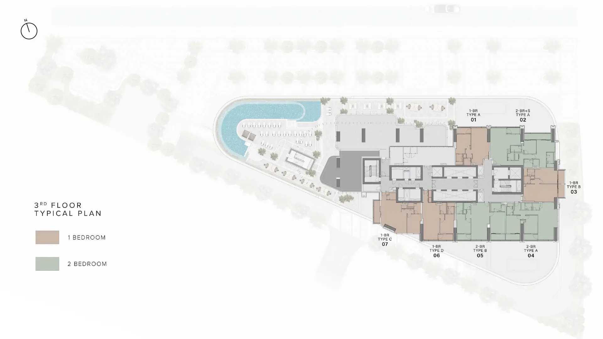 One River Point floor plan 7