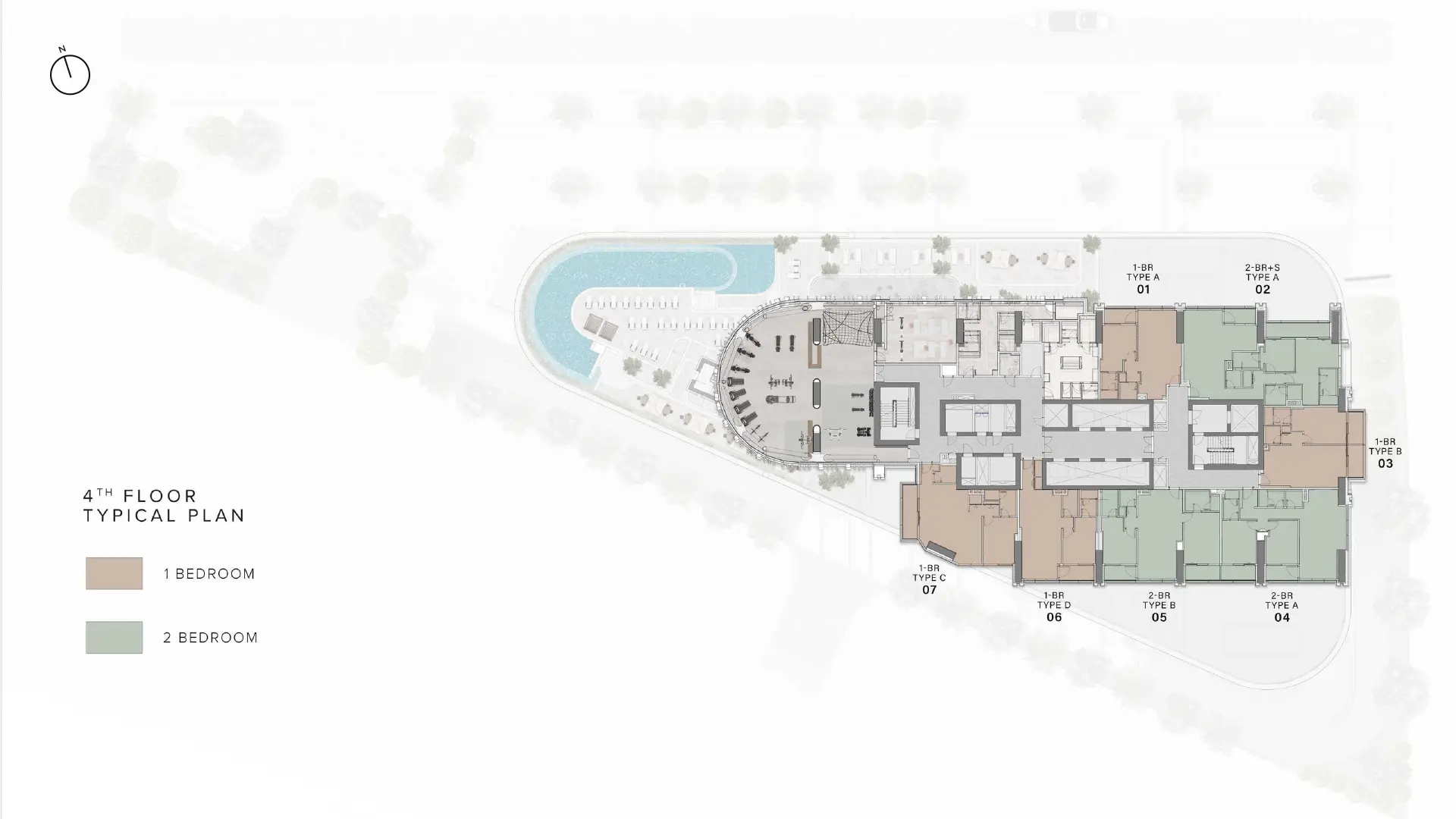 One River Point floor plan 8