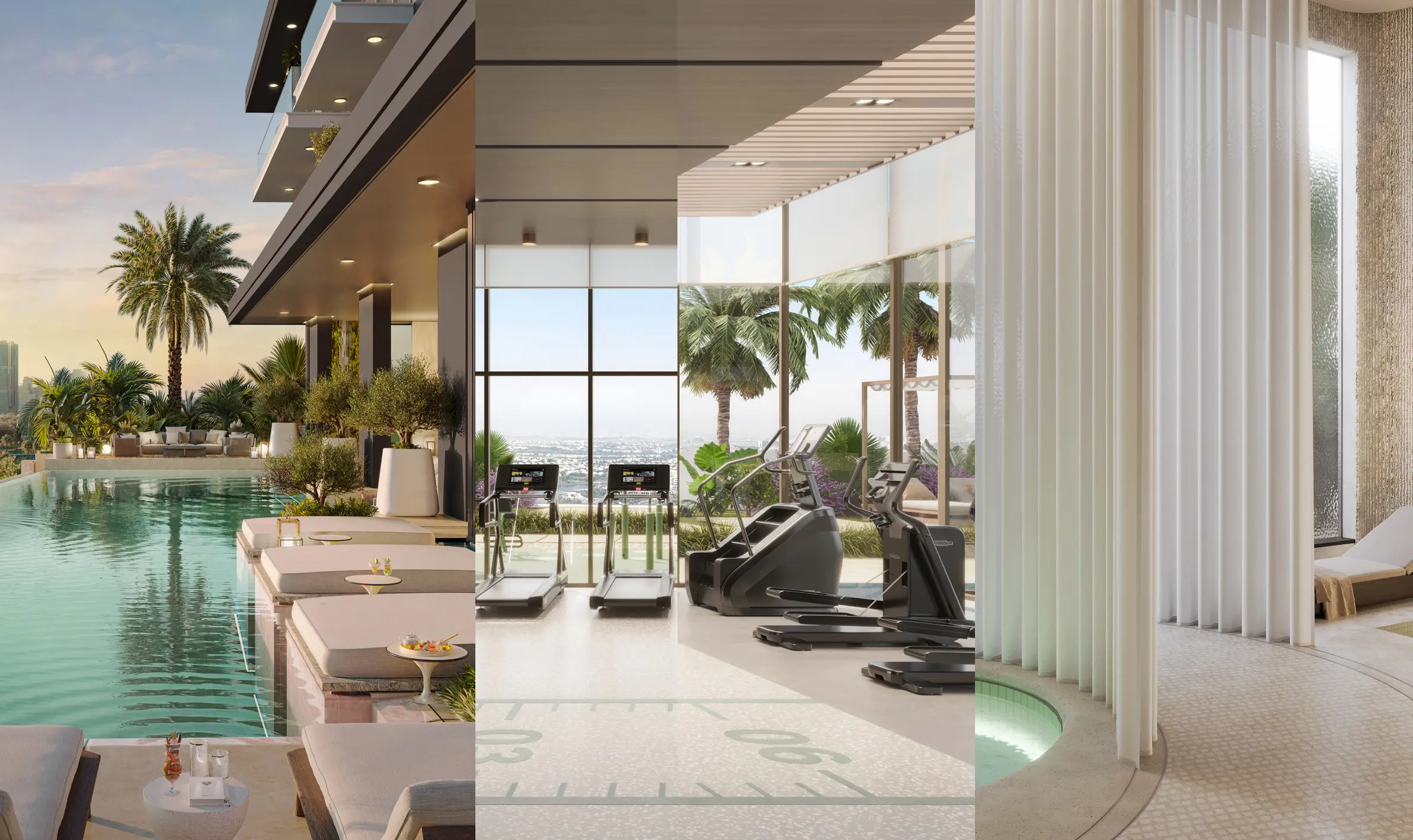 Resort-style pool, fitness & wellness facilities