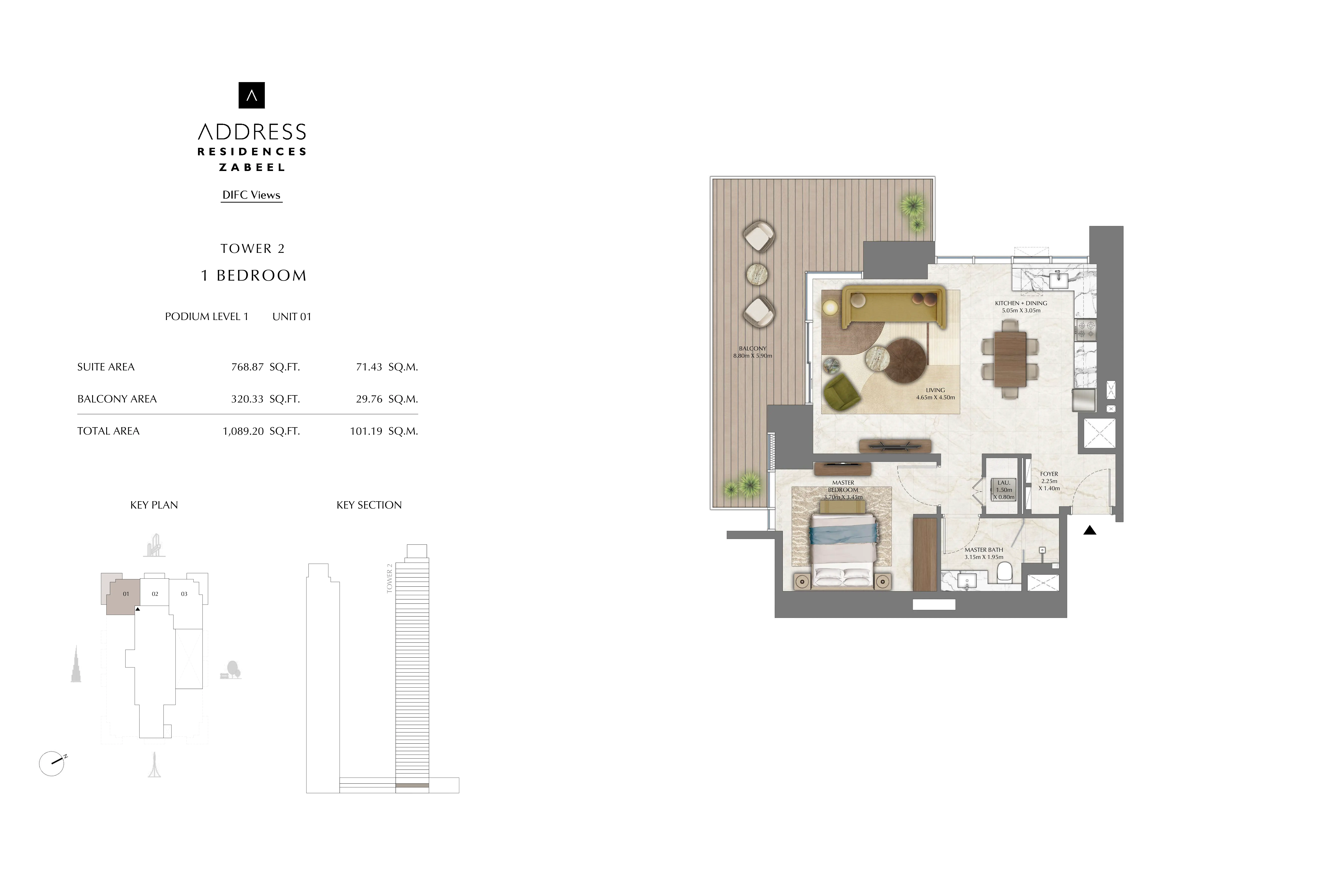 Address Residences Zabeel master plan layout