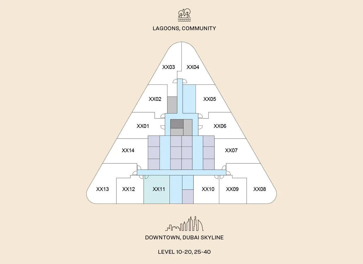 skyvue atelier floor plan 32