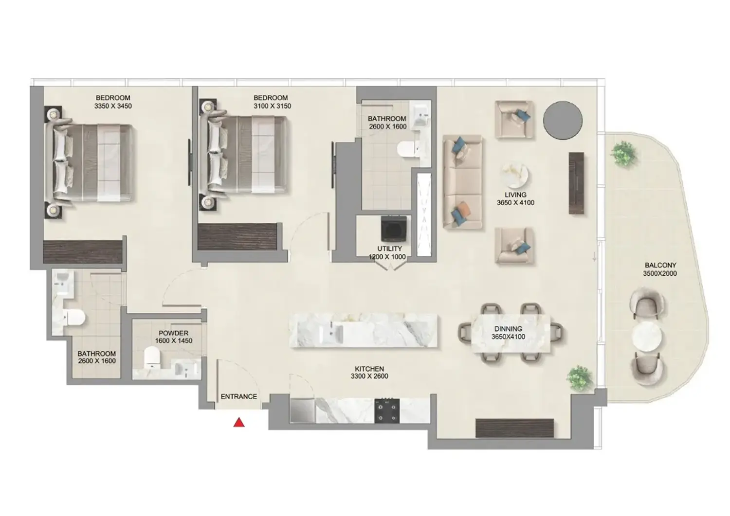 sobha-aquacrest floor plan 4