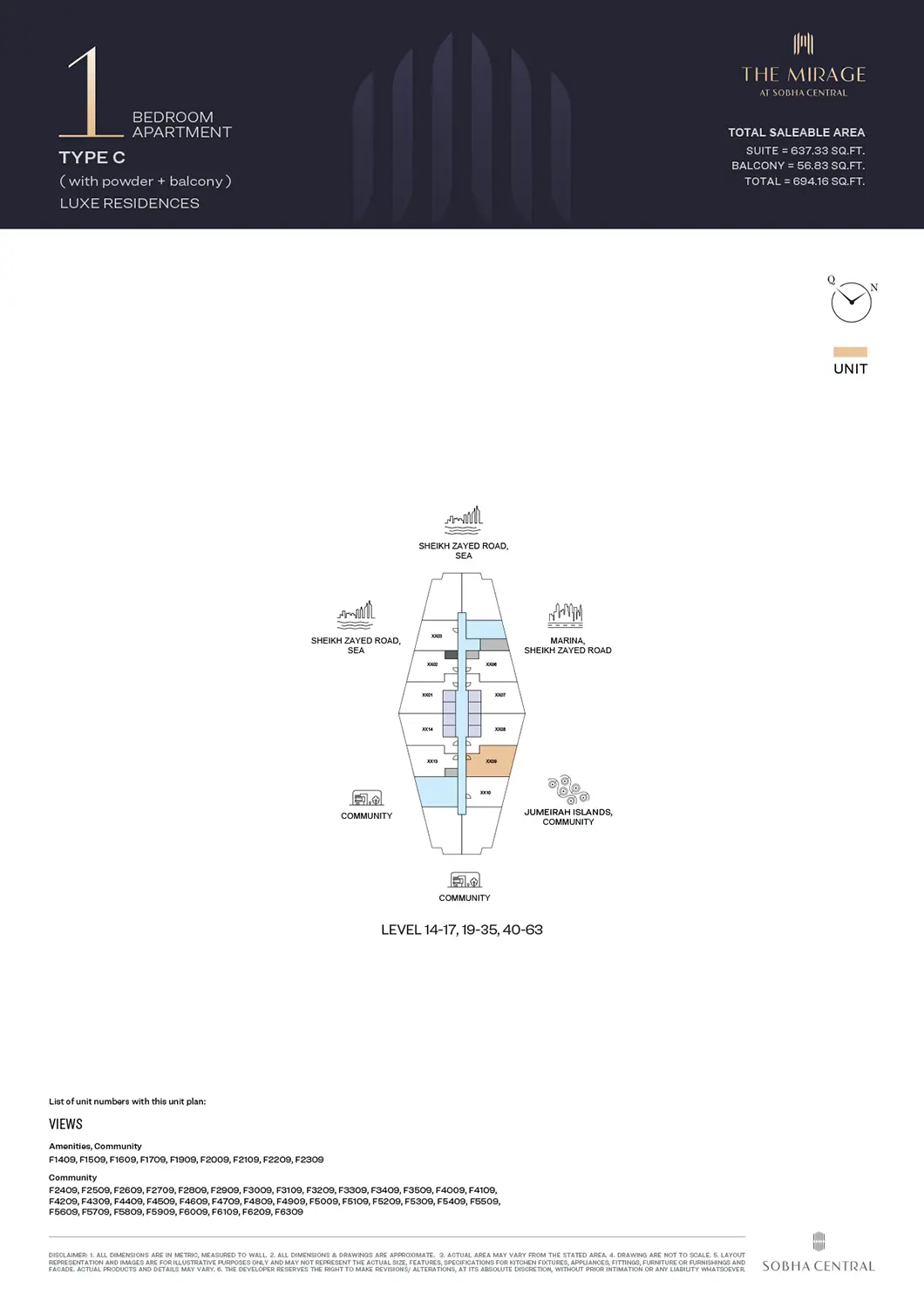 the mirage floor plan 34