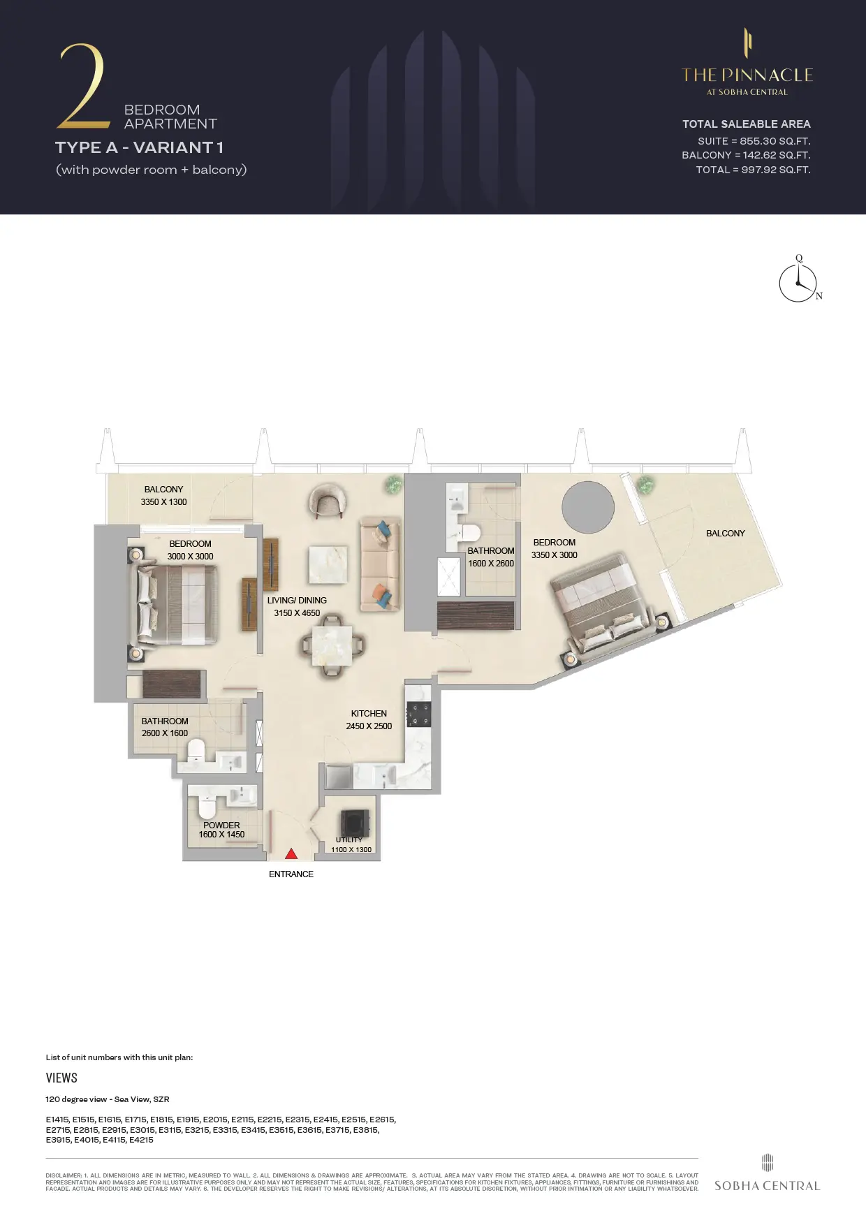 the pinnacle floor plan 71