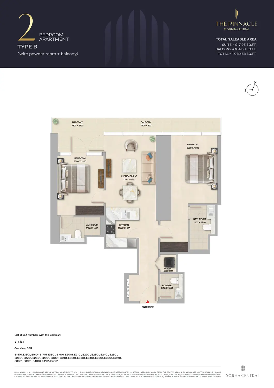 the pinnacle floor plan 73