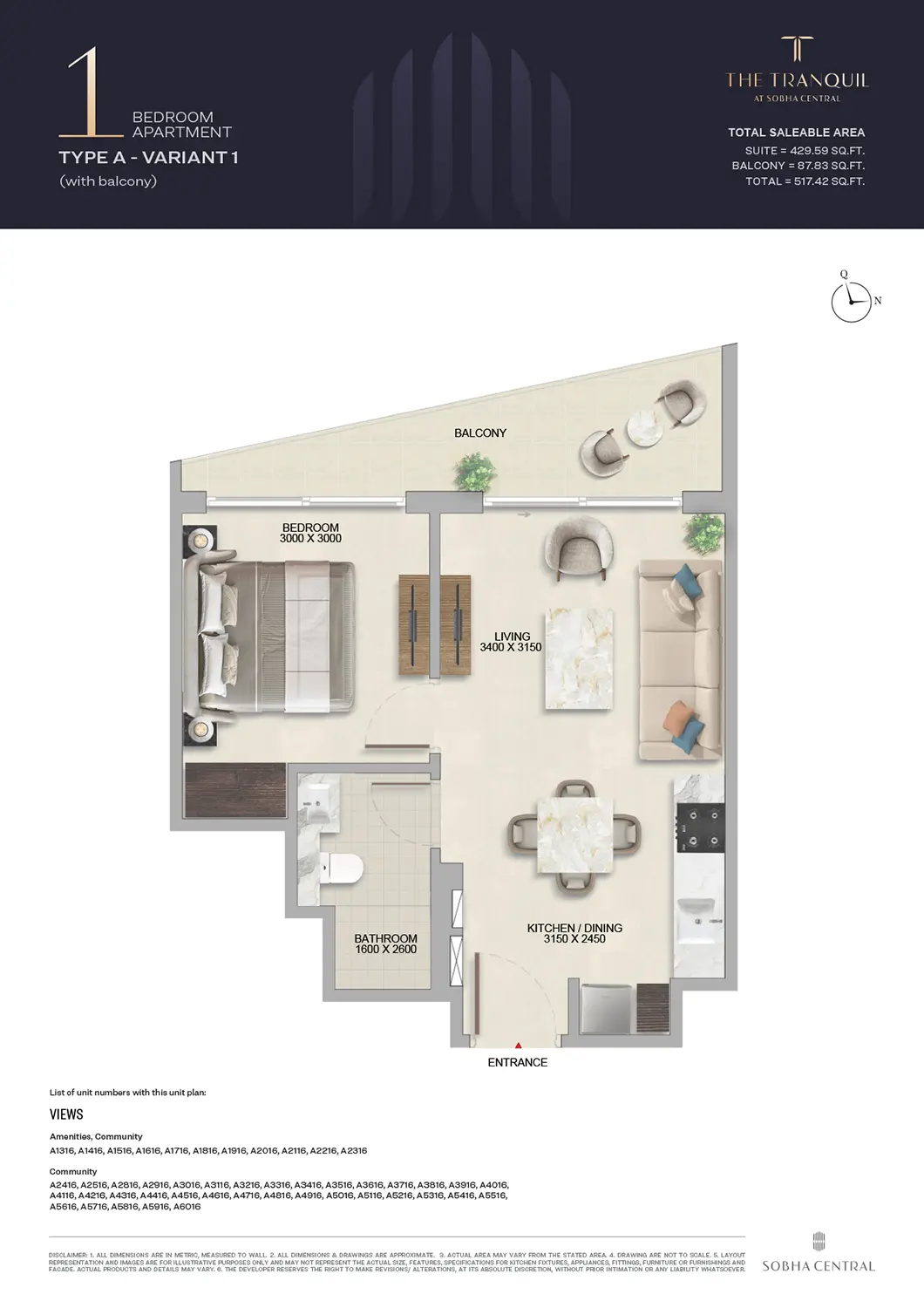 the tranquil floor plan 31