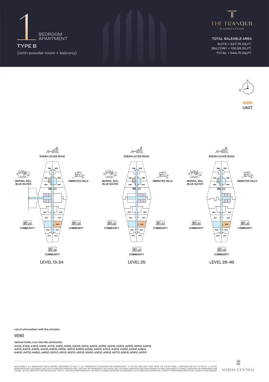 the tranquil floor plan 32