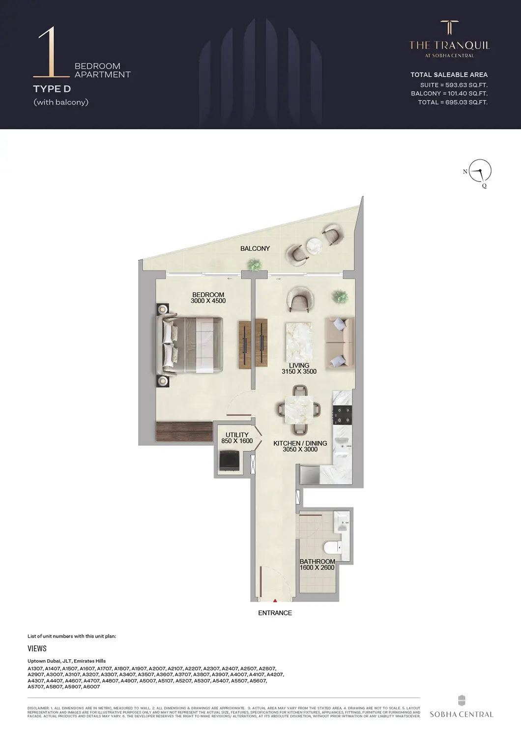 the tranquil floor plan 43